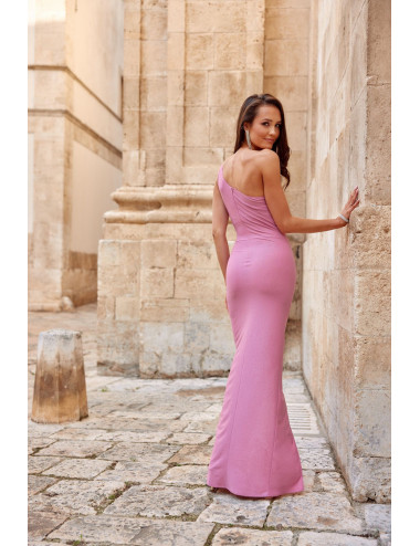 Esmeralda - robe longue ajustée asymétrique à paillettes 