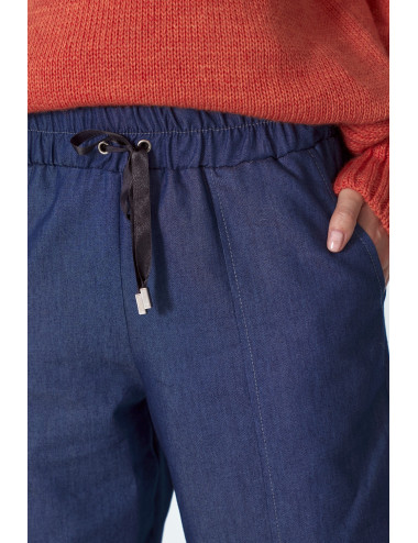 Pantalon large en jean 