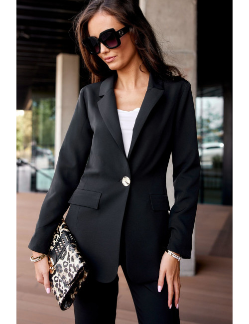 Aiden - veste femme taille fine noir 