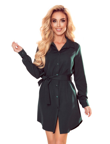 Robe chemise à boutons - VERT BOUTEILLE 