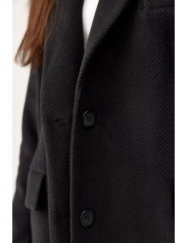 Meghan - veste oversize pour femme noir 